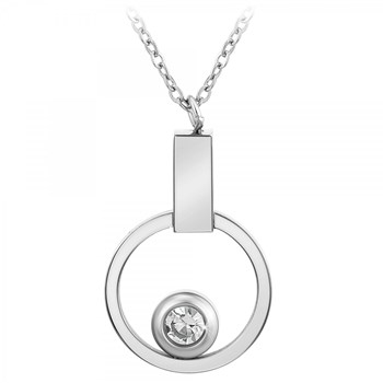 Collier SC Crystal orné d'un Cristal scintillant