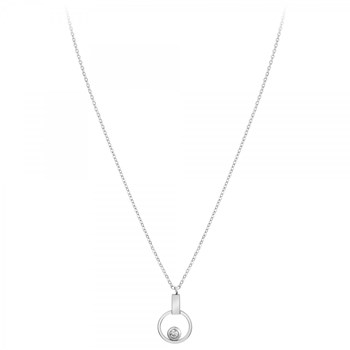 Collier SC Crystal orné d'un Cristal scintillant