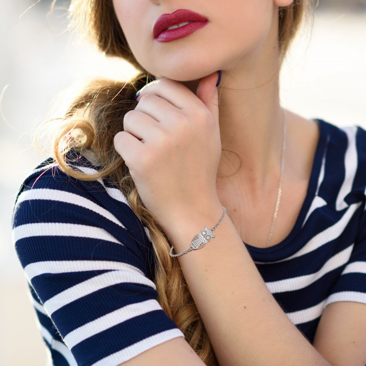 Bracelet hibou SC Crystal - vue 2