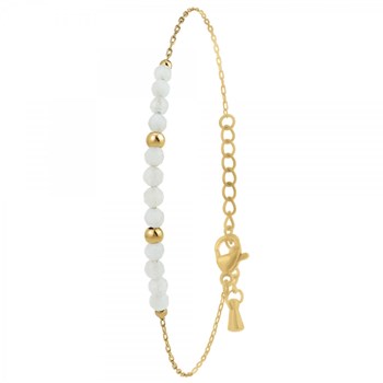 Bracelet SC Bohème orné de quartz blanc