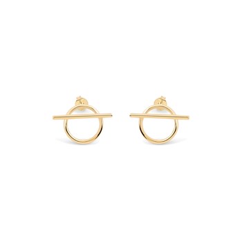 Boucles d'oreilles Alienor plaqué or