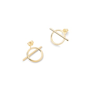 Boucles d'oreilles Alienor plaqué or