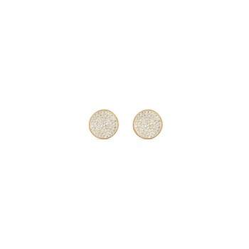 Boucles d'oreilles Disc plaqué or