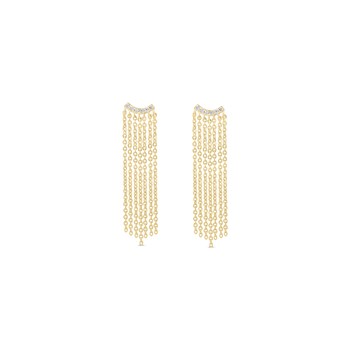 Boucles d'oreilles Eleanor plaqué or