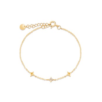Vergulde ster armband