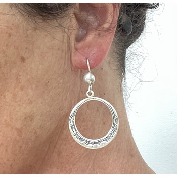 Boucles d'oreille créole ethnique