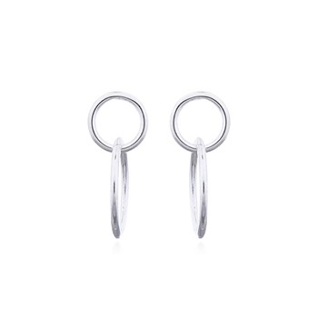 Boucles d'oreilles argent cercles