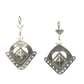 Boucles d'oreilles touareg Argent