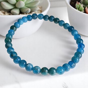 Blauwe Apatiet Armband Wek je creativiteit en bescherm je energie