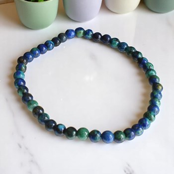 Bracelet en Azurite Malachite Harmonie et Équilibre Énergétique