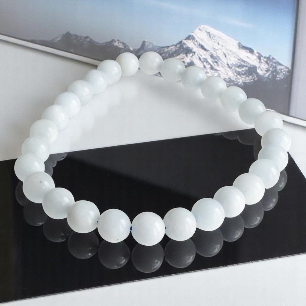 Bracelet en Aigue Marine Sérénité et Clarté - vue 4