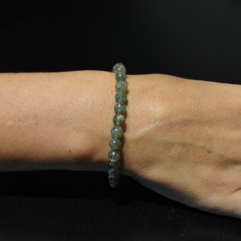 Bracelet en Apatite Verte Croissance et Clarté Intérieure