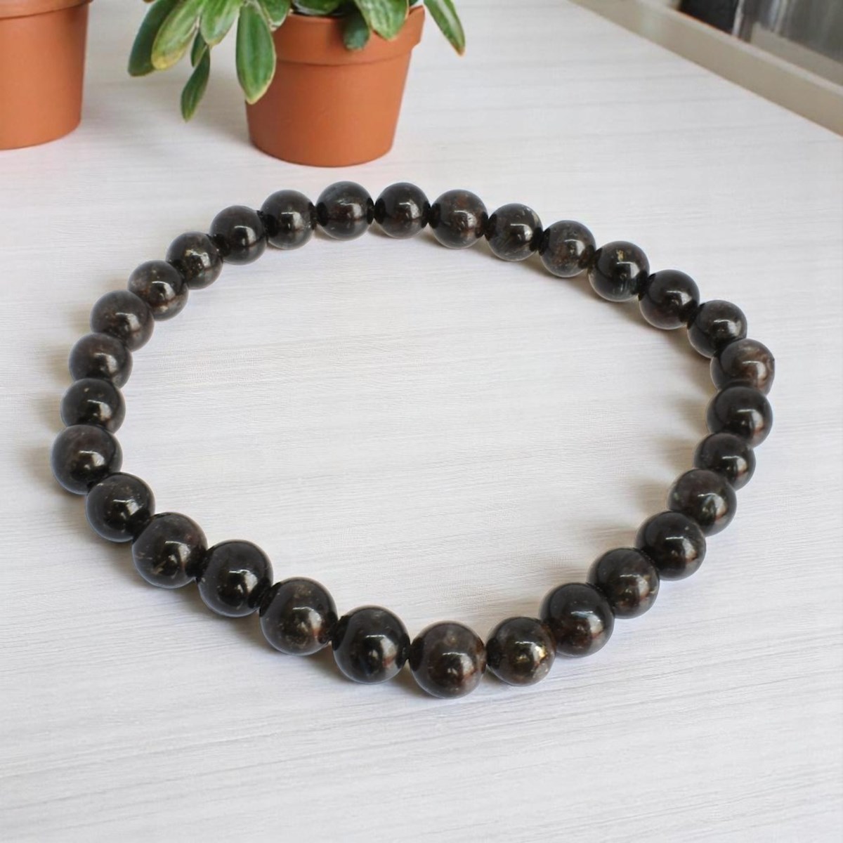 Bracelet en Biotite Protection et Renouveau - vue 4