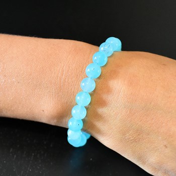 Bracelet en Amazonite Apaisement et Expression de Soi
