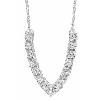 925 silver zirconium necklace