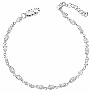 925 silver zirconium bracelet