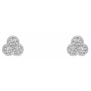 925 silver zirconium earring