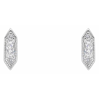 925 silver zirconium earring
