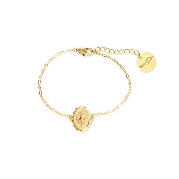 bracelet colombe doré à l'or fin - THÉMIS