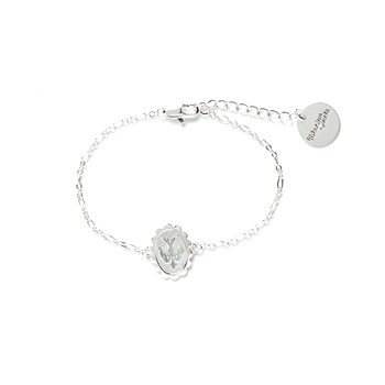 bracelet colombe plaqué argent - THÉMIS