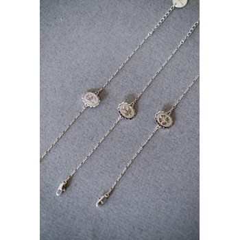 bracelet colombe plaqué argent - THÉMIS