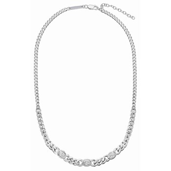 925 silver zirconium necklace