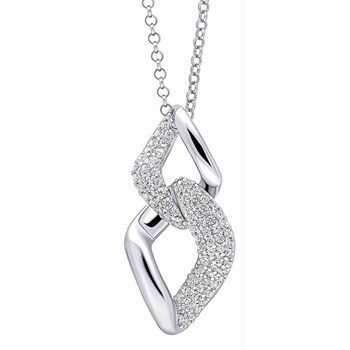 925 silver zirconium necklace
