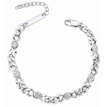 925 silver zirconium bracelet