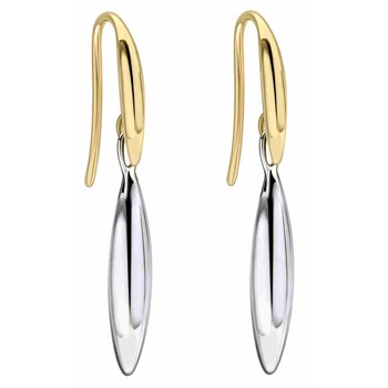 Gold-plated earrings in 925 sterling silver