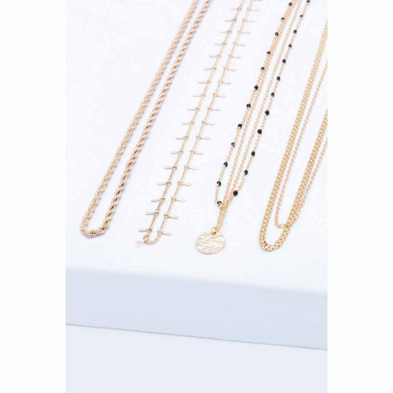 Bougie Bijou MIEL Collier doré - vue 3