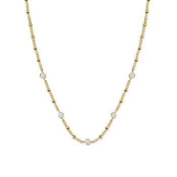 Rosefield 'Crystal Necklace Gold' necklace - JCSCG-J266