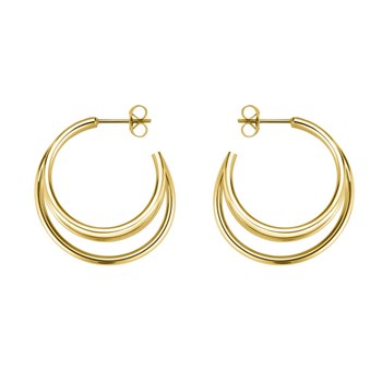 Boucles d'Oreilles Rosefield 'Triple Hoops Gold' - JETHG-J573