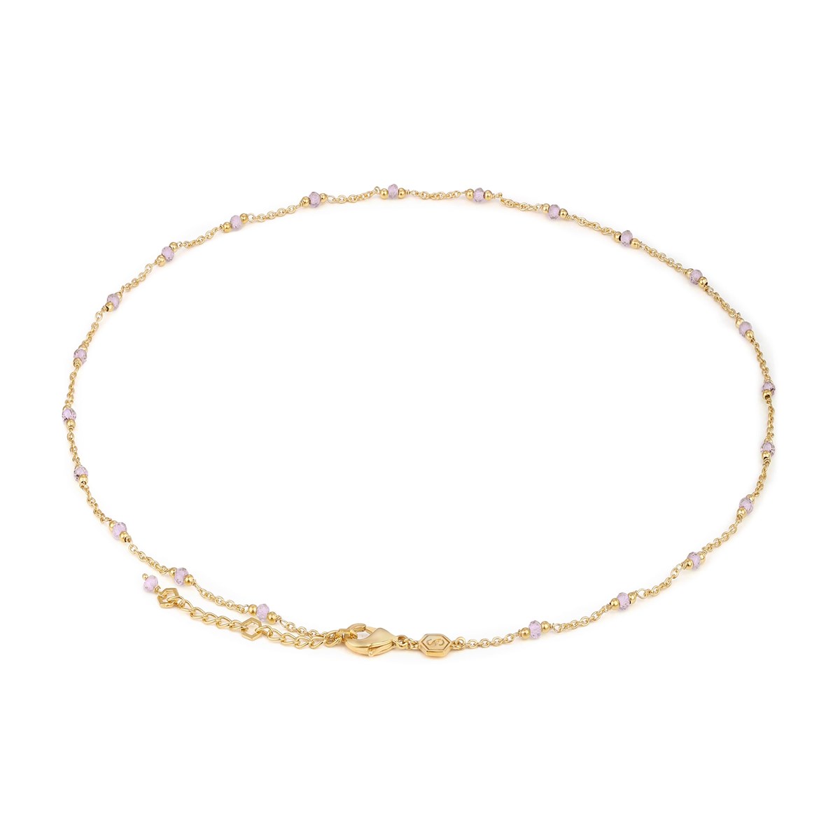 Collier Elyssa en pierres Améthyste - vue 5