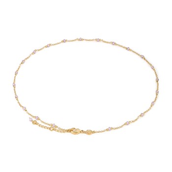 Collier Elyssa en pierres Améthyste