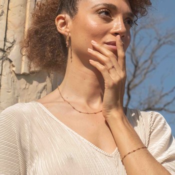 Toermalijn halsketting, armband en oorbellen van Elyssa