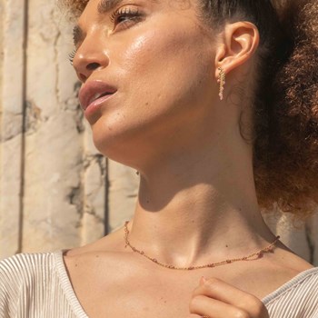 Toermalijn halsketting, armband en oorbellen van Elyssa