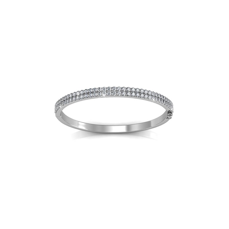 Parure Glamour - Argenté et Cristal - vue 2