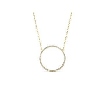 Olina pendant - Gold and crystal