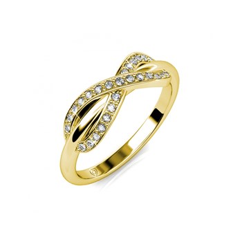 Ring Trist - Gold and Crystal