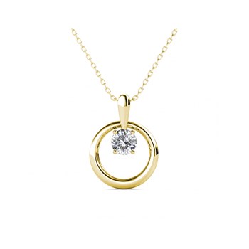 Octavia Pendants - Gold and Crystal