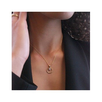 Octavia Pendants - Gold and Crystal