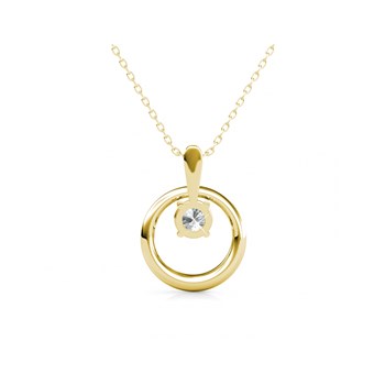 Octavia Pendants - Gold and Crystal