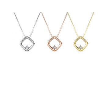 Adelise Pendants - Gold and Crystal