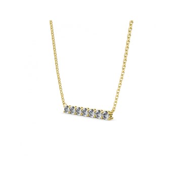 Pendant Myriad Birthe Stone - Gold and Crystal