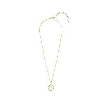 Pendentif Zodiaque Scorpion - Doré et Cristal