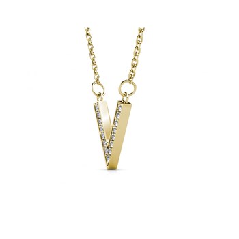 Pendentif Victory - Doré et Cristal