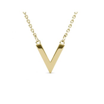 Pendentif Victory - Doré et Cristal