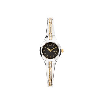 Clotilde  - Montre femme - Analogique 3 aiguilles - Bracelet argenté doré