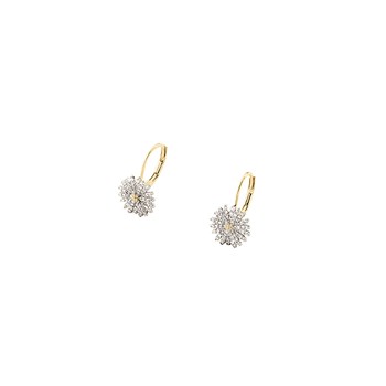 Boucles d'oreilles Agatha Blosson plaqué or