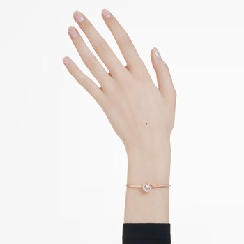 Bracelet jonc Swarovski Dextera rosé
